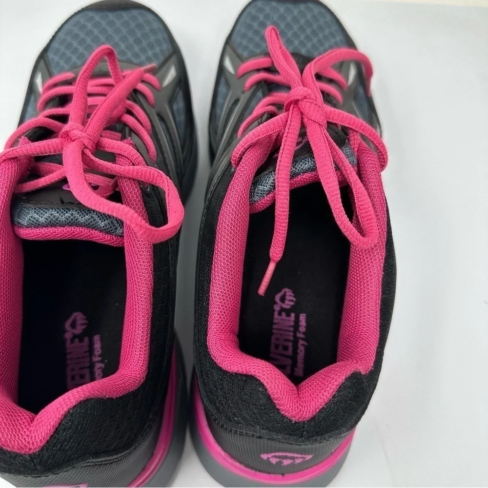 Wolverine Safety Toe Jetstream Work Shoes Womens Non Slip Sneakers SZ 10M